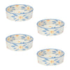 Old World Mini Quiche Bakers, Set of 4-Blue