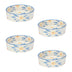 Old World Mini Quiche Bakers, Set of 4-Blue