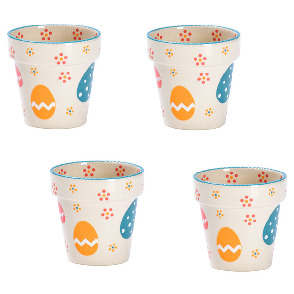 temp-tations Set of 4 Flower Pot Cups- Egghunt