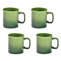 14 oz Ombre Canteen Mugs, Set of 4-Green