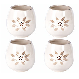 Essentials Drinking Cups, Set of 4-Old World Taupe