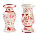 3-in-1 Candleholders/Vases, Set of 2-Romance