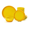 Temp-tations Ombre 12-Piece Dinnerware Set-Yellow