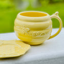Bee-lieve Mug with Lid, 18 oz-Buttercream