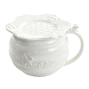 Bee-lieve Mug with Lid, 18 oz-White