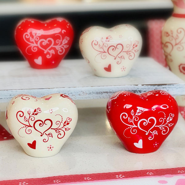 Romance Decorative Hearts, Set of 2