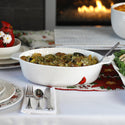 Christmas 3-quart Oval Baking Dish-Winter Woodland