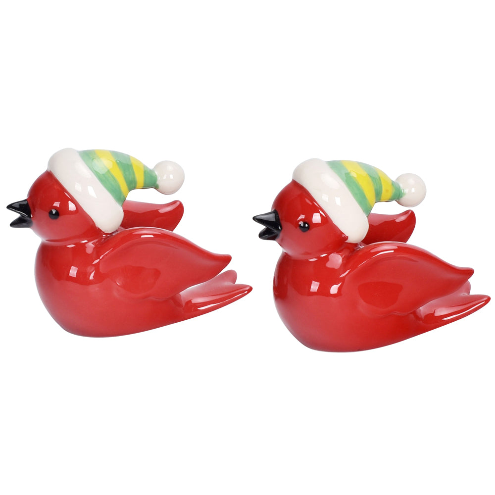 Christmas Decorative Ceramic Characters, Set of 2 - 0