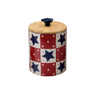 Countertop Storage Canister, 2 qt-Star Stitched