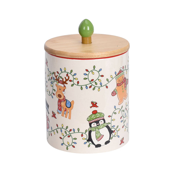 Countertop Storage Canister, 2 qt-Winter Whimsy
