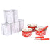 Ramekins with Spreaders & Gift Boxes, Set of 3-Florla Lace Festive