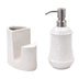 Temp-tations Essentials Soap Dispenser & Sponge Holder in Woodland White