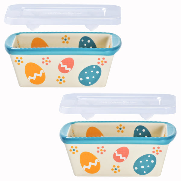 Temp-tations Set of (3) 14-oz Mini Loaf Pans with Gift Boxes 
