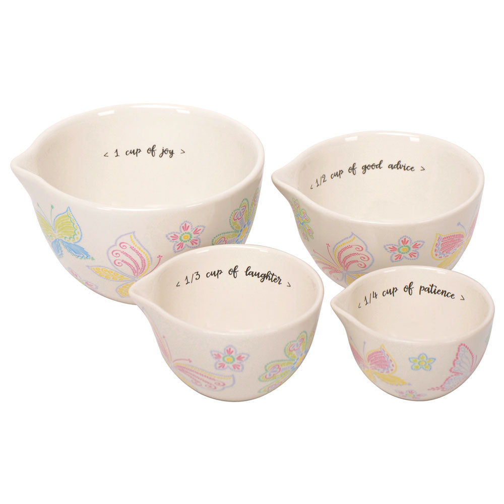 Recipe for Happiness Measuring Cups, Set of 4 - 0