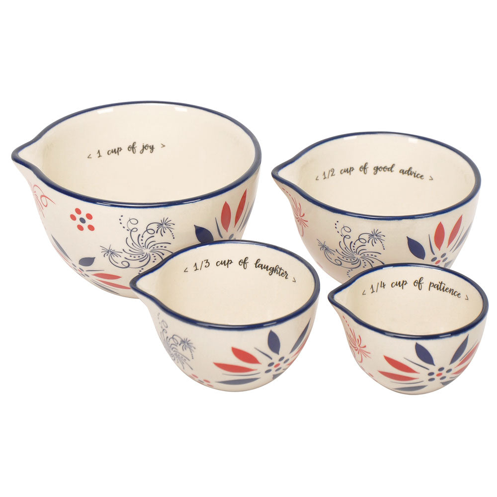 Recipe for Happiness Measuring Cups, Set of 4 - 0