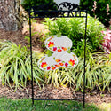 Garden Welcome Sign with Interchangeable Seasonal Icons-Harvest