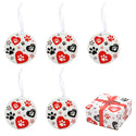 Set of 5 Ornaments with Gift Boxes