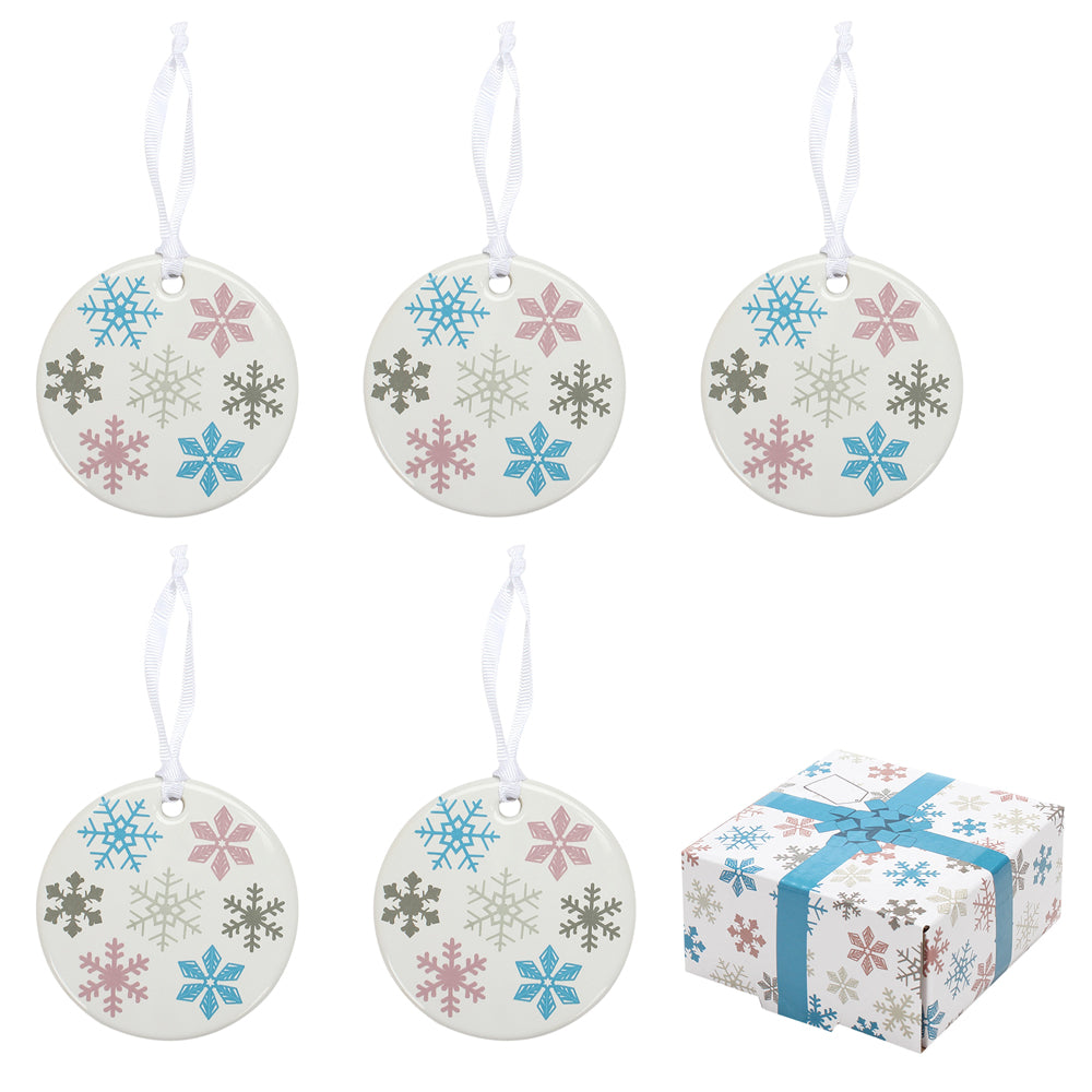 Set of 5 Ornaments with Gift Boxes - 0