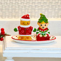 Christmas Salt & Pepper Set-Gingerbread Man & Elf