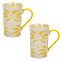 16 oz Mugs, Set of 2- Old World Yellow