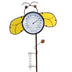 Garden Rain Gauge & Thermometer-Bee