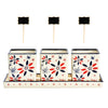 Planters with Tray, Set of 3-Patriotic